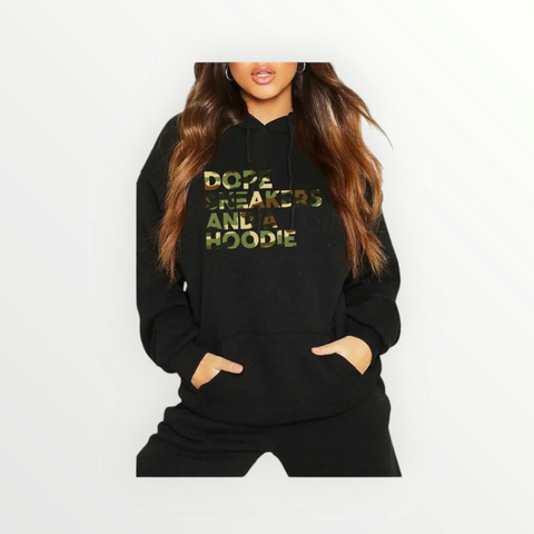 Dope Sneakers and a Sweatshirt