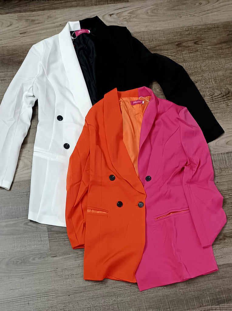 Sorbet or Black Blazer