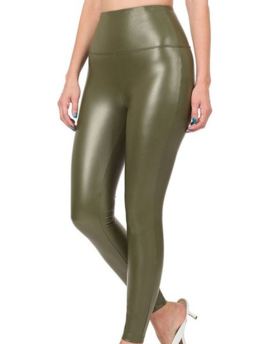 Faux Leather Leggings