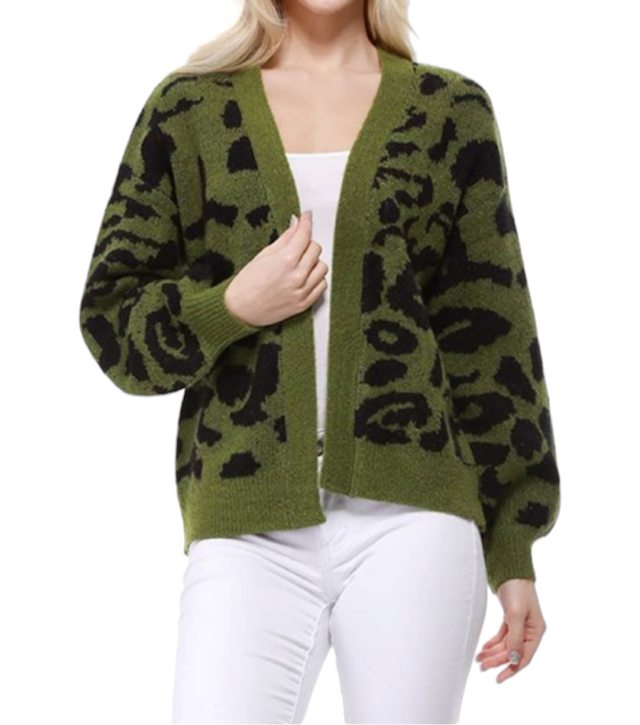 Leopard Cardigan