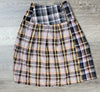 Multi Plaid Skirt