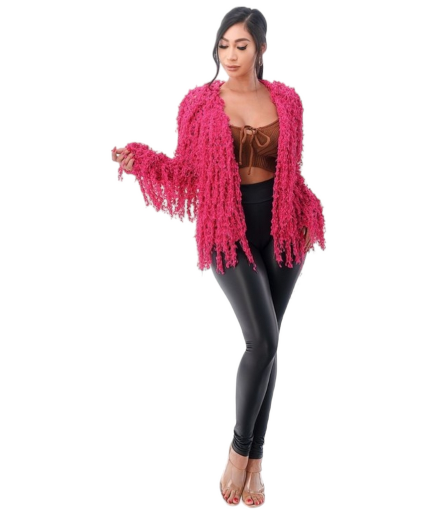 Shaggy Chic Cardigan