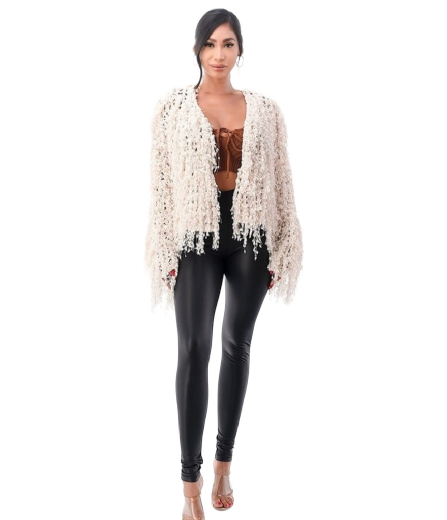 Shaggy Chic Cardigan
